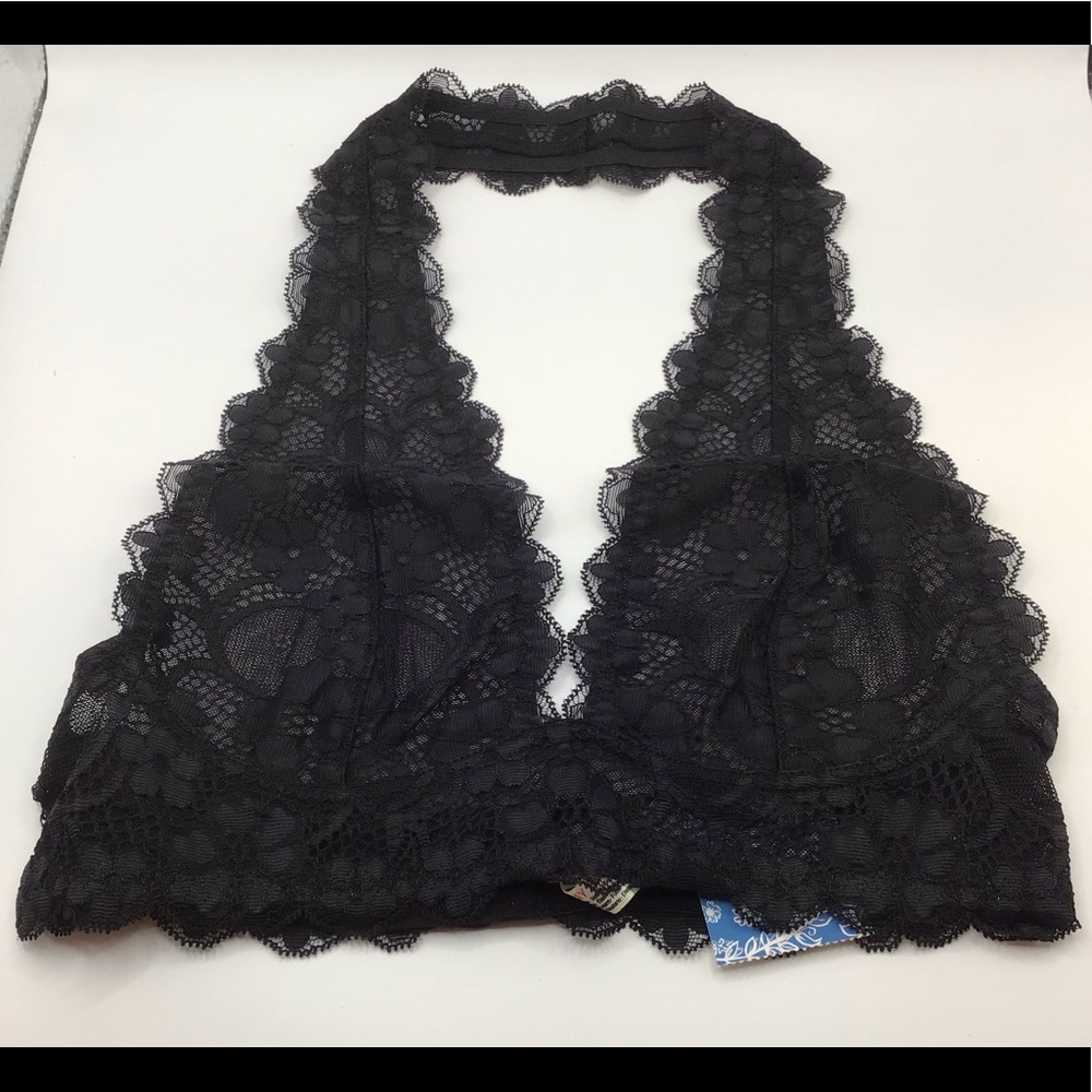 Free People Galloon Lace Halter Bra - Picture 4 of 10